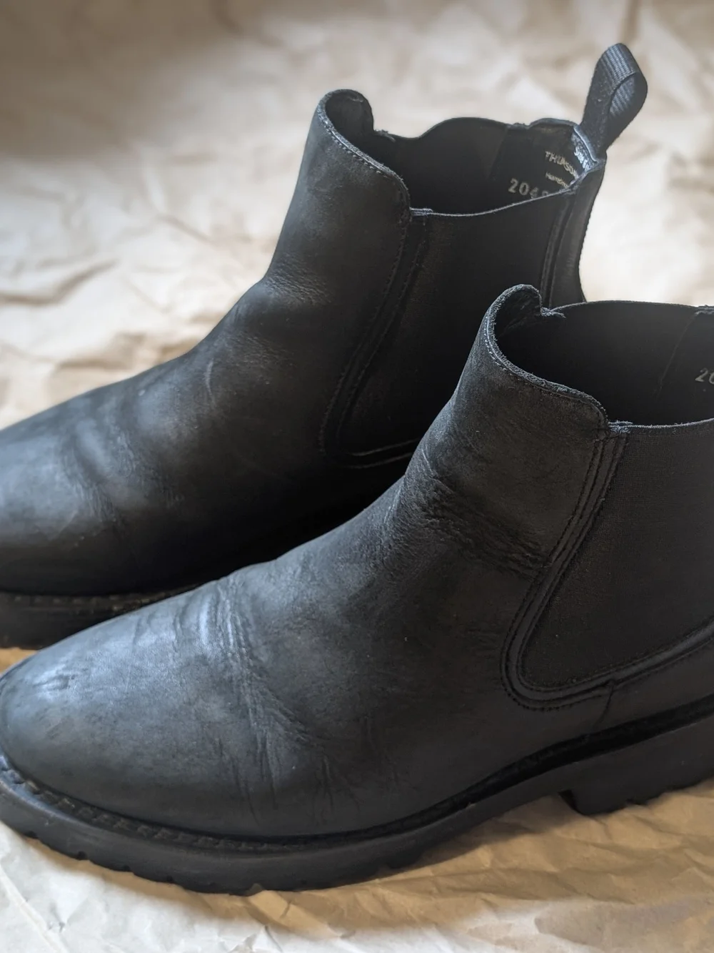 Thursday Legend Boots Men's Black Chelsea Slip-On